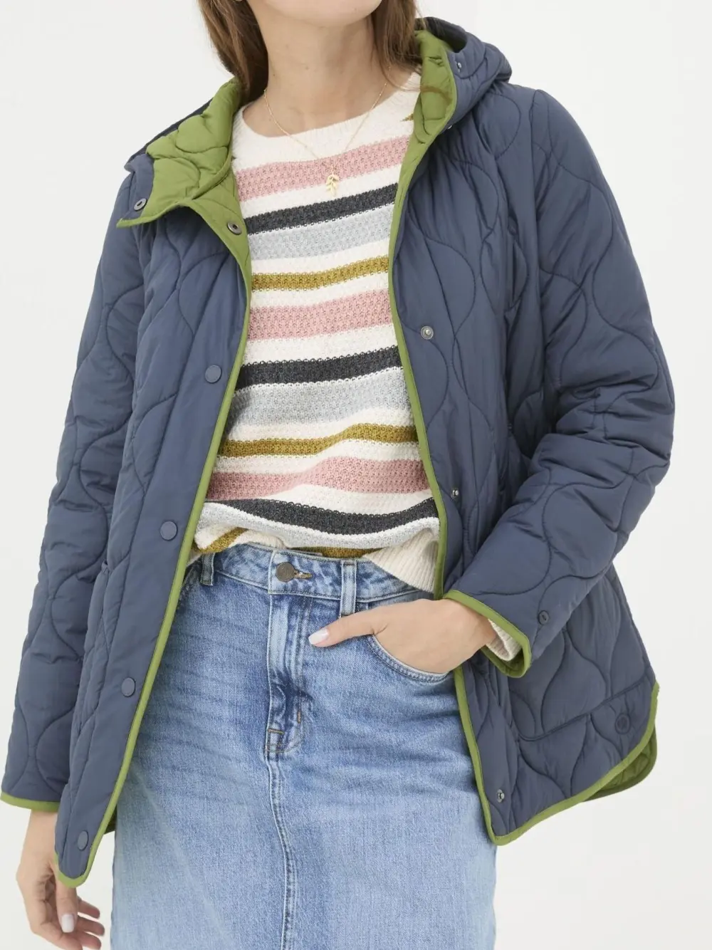 Mira Green Multiway Parka