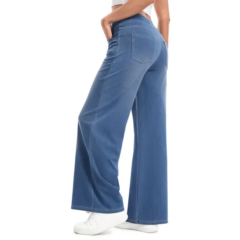 🛒 Women's Loose Fit Baggy Pull-On Jeans
