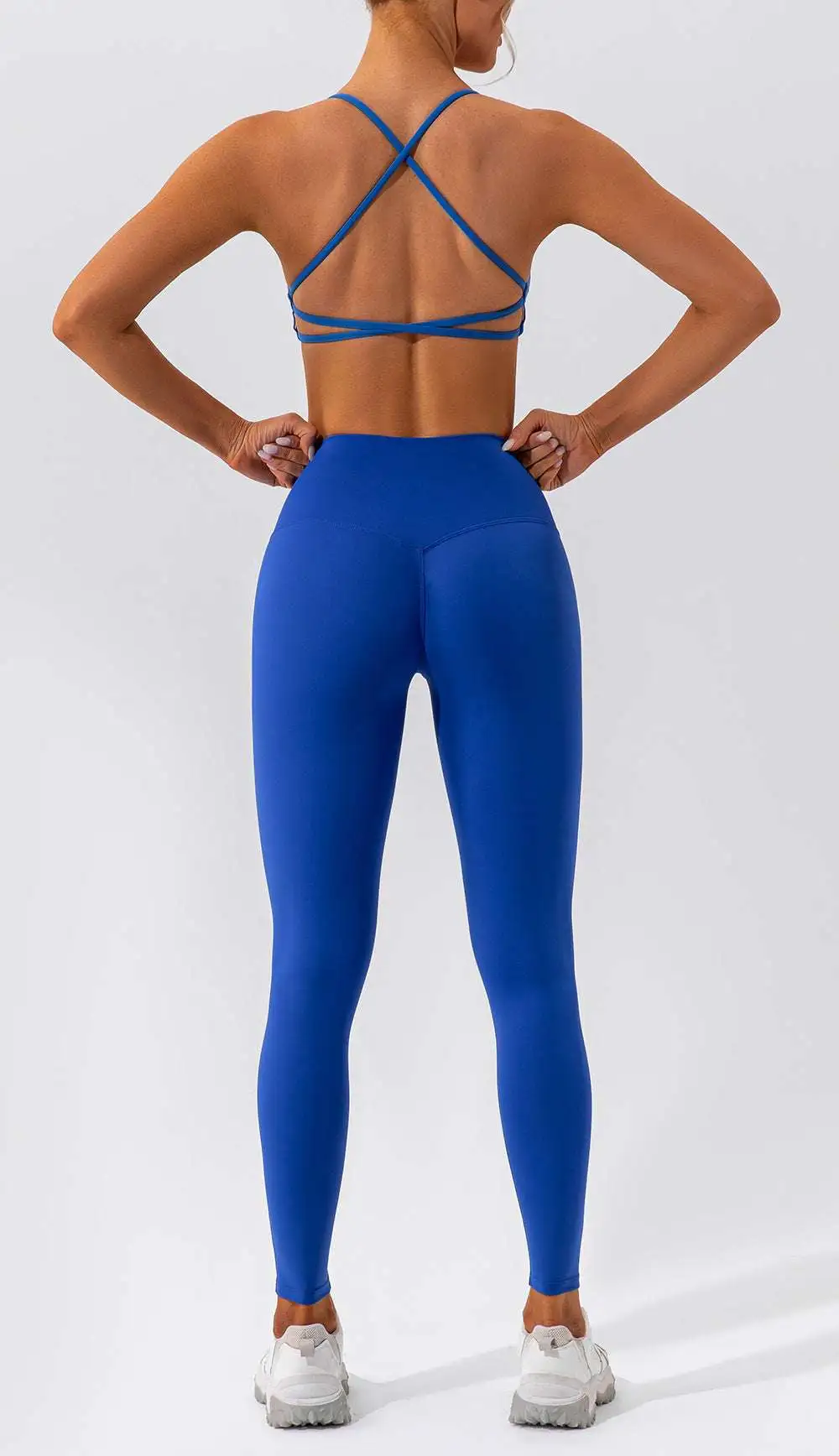Quick-Dry Backless Bra and Leggings Active Set