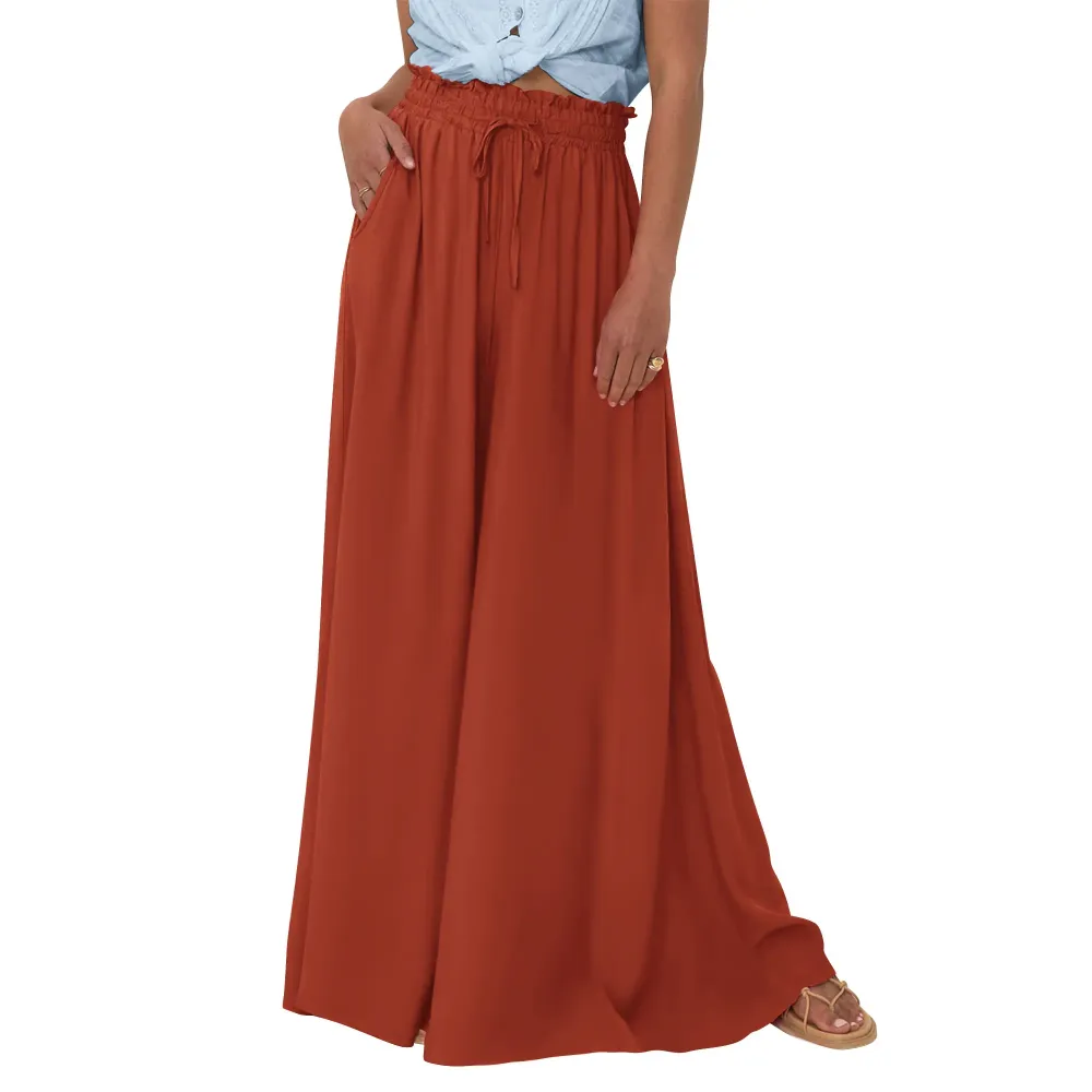 Women's High WaistedWide Leg Pants-🔥8-Pack- Only $24