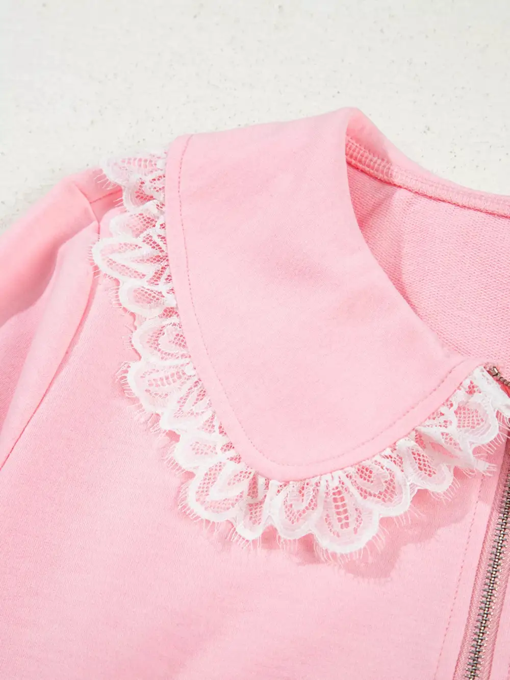 Lace Cotton Blend Coordinated Set