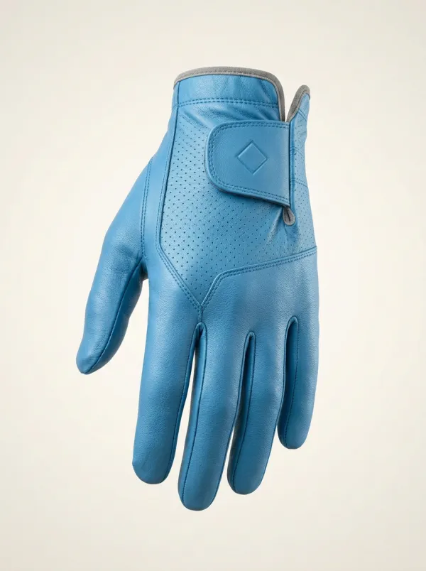 Structured Perforated Leather Golf Glove