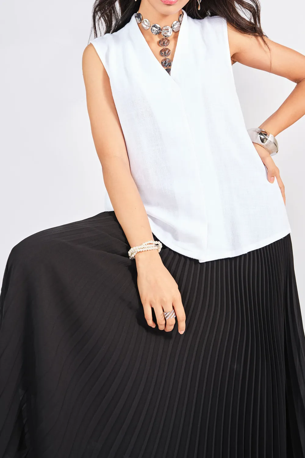 V-Neck Casual Style Top