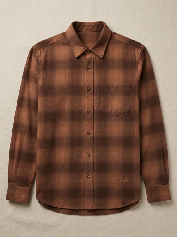 Relaxed Edition Plaid Long-Sleeve Men's Long-Sleeve Shirt
