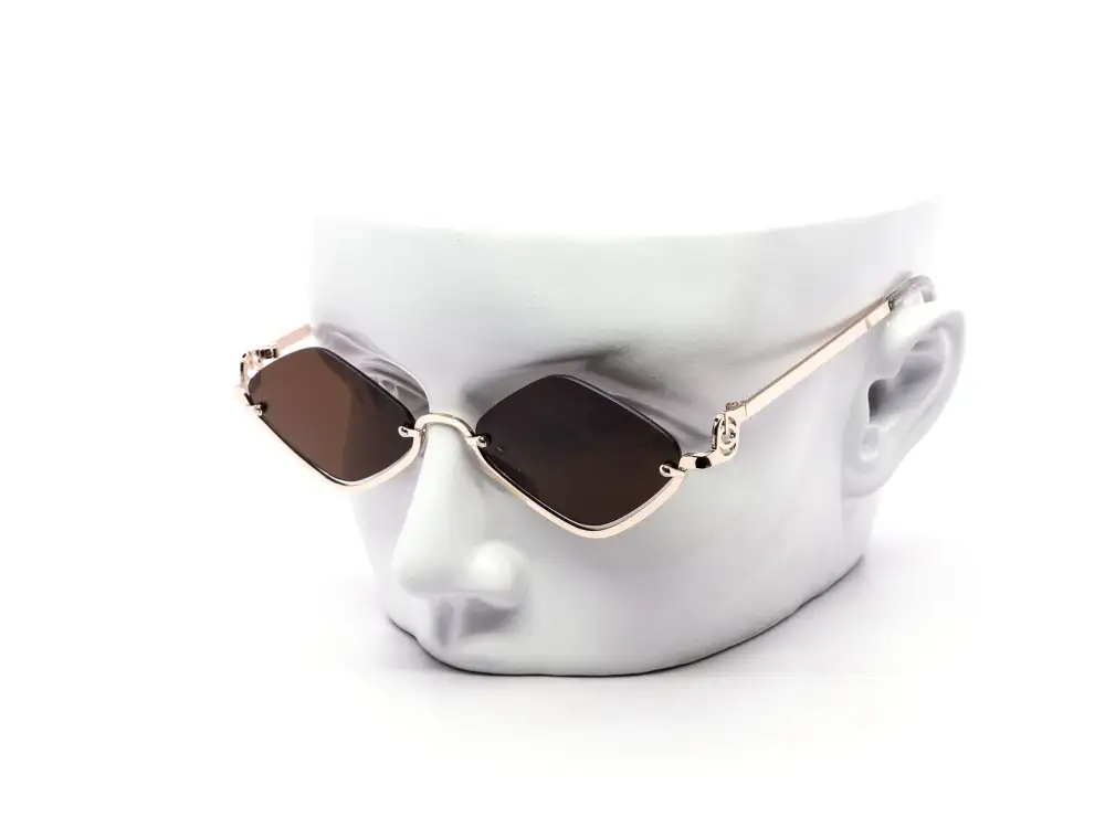 12-Pack Slim Rimless Metal Sunglasses