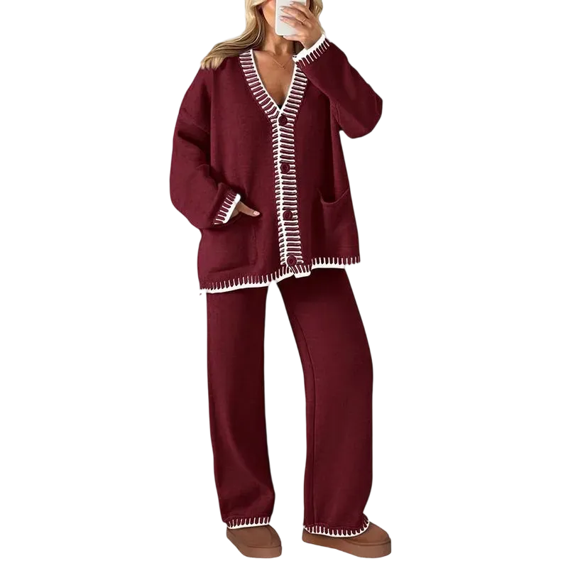 Women's two-piece winter knitted set[CLEARANCE ONLY FOR TODAY]