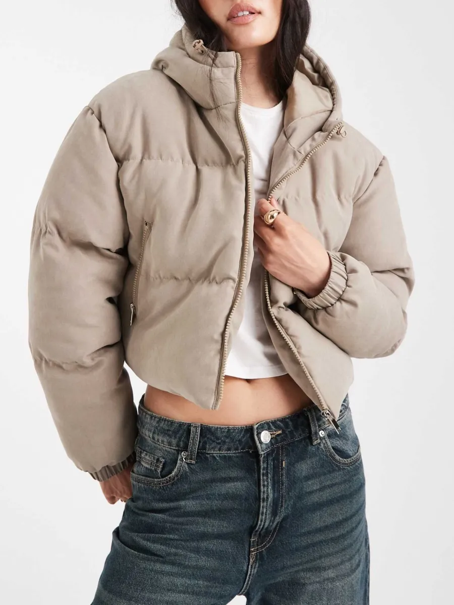 Quilted Hooded Puffer Jacket