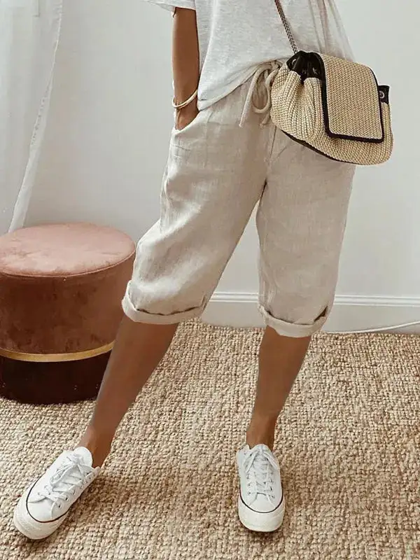 Elastic Shorts Pocket