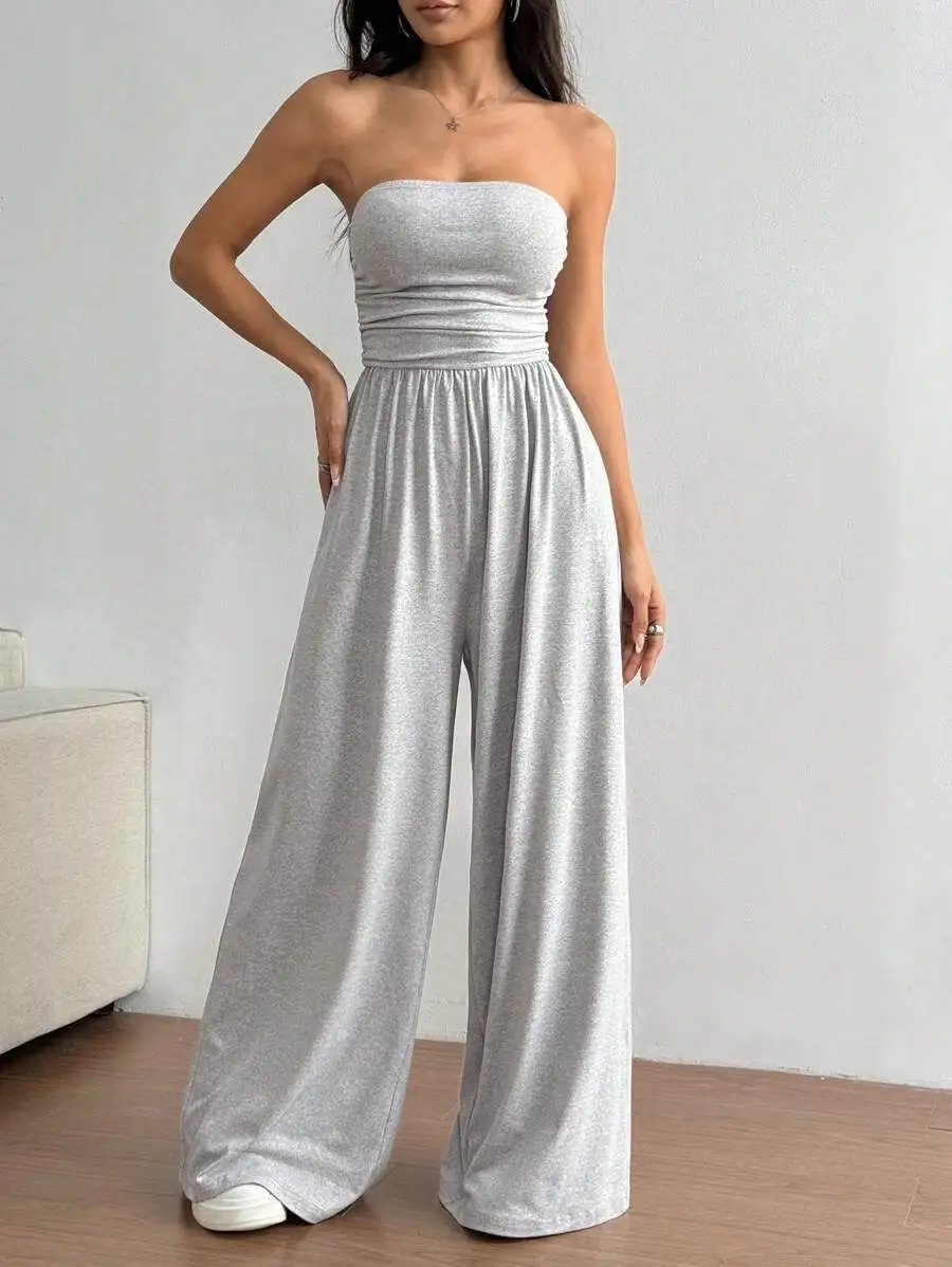 Wide-Leg Women's Two-Piece Set