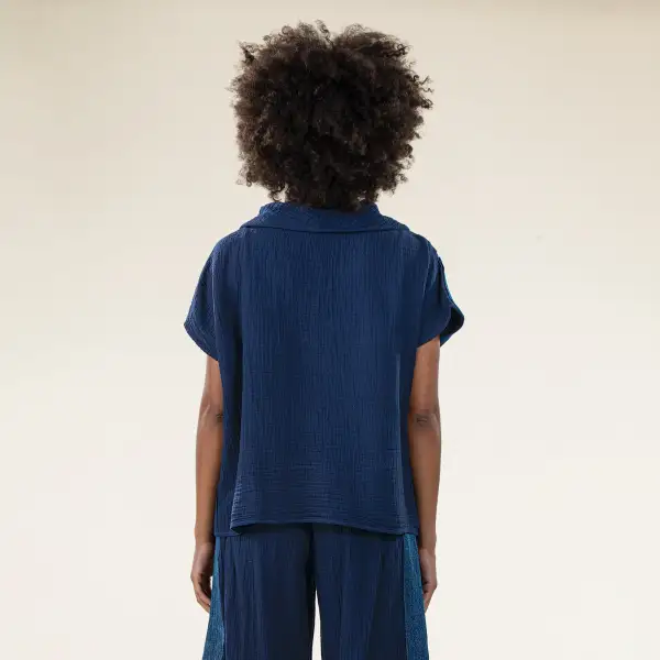 Cowl Neck Pullover Top