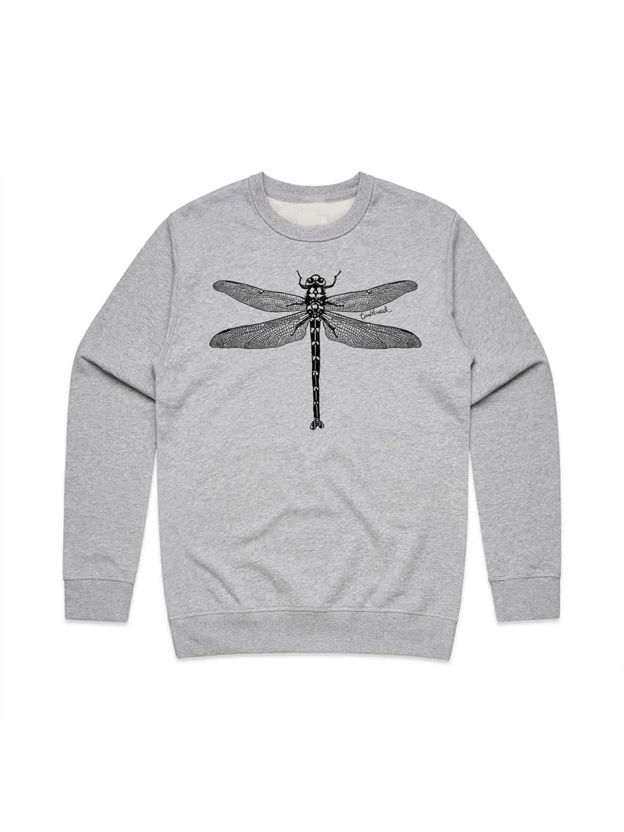 Simple Dragonfly Pattern Versatile Casual Sportswear Shirt