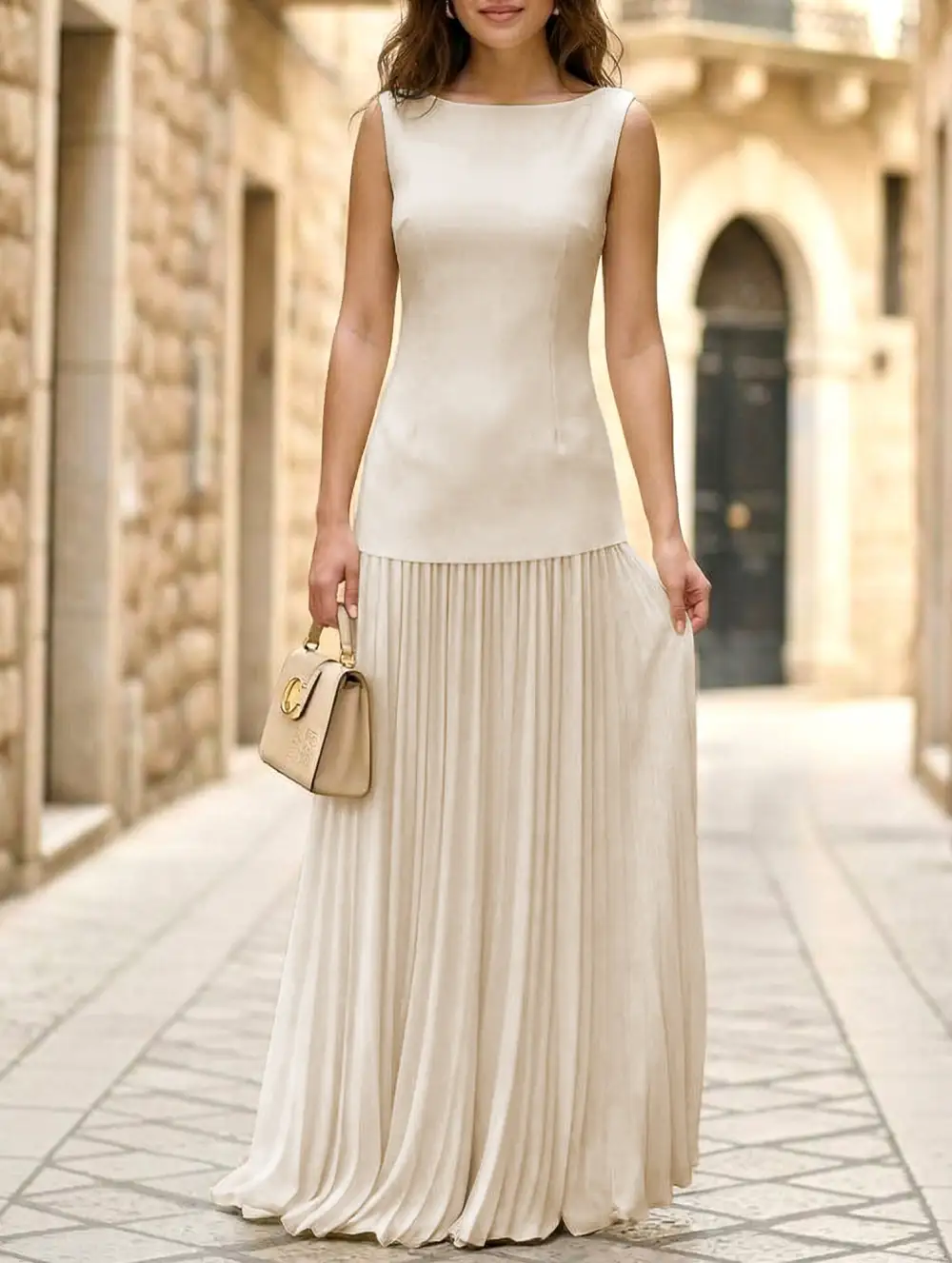 Knit Tank Skirt Two Piece Set