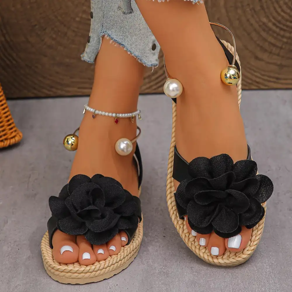 Flower Open Toe Sandals