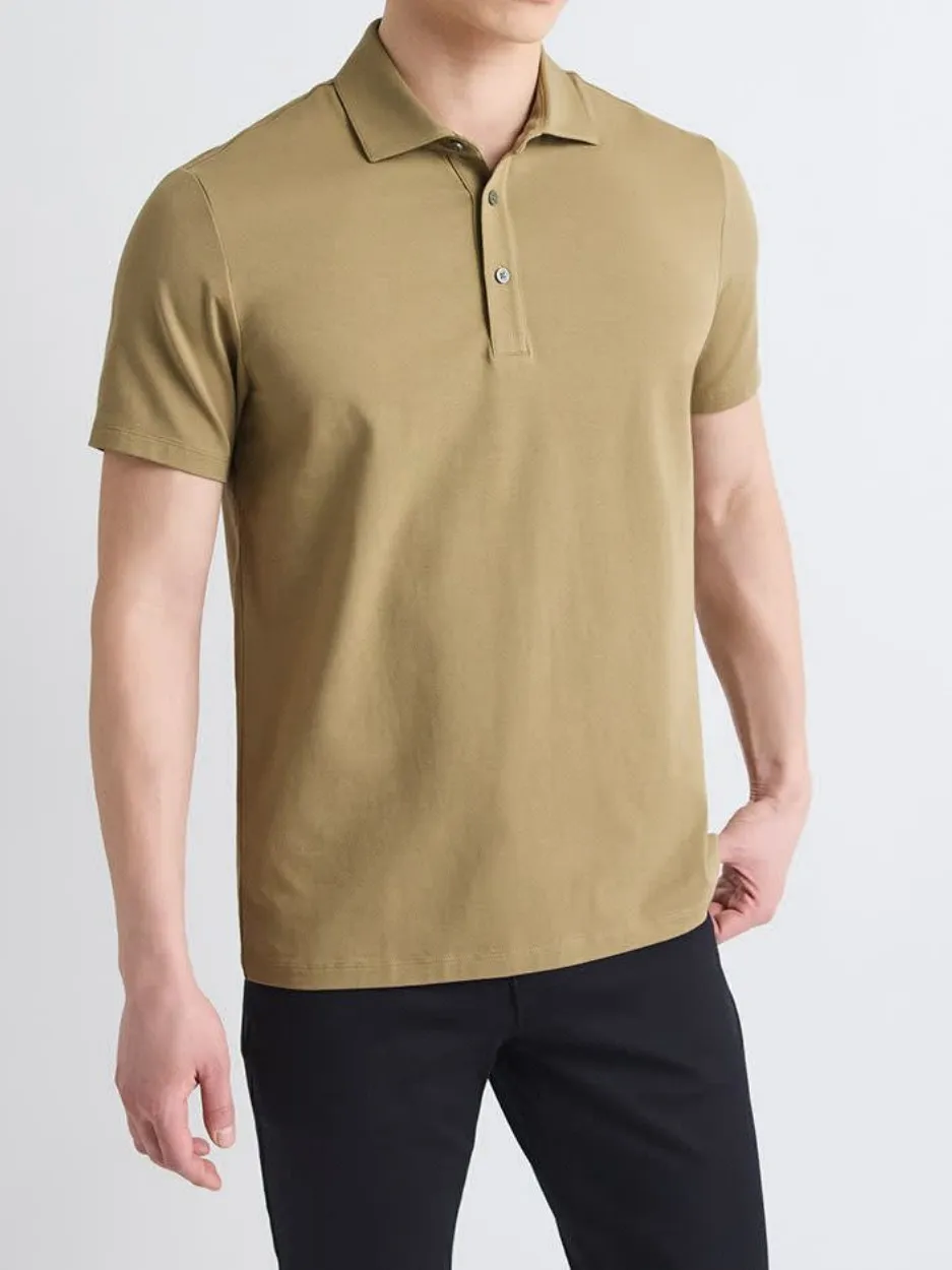 Olive Short Sleeve Polo Shirt