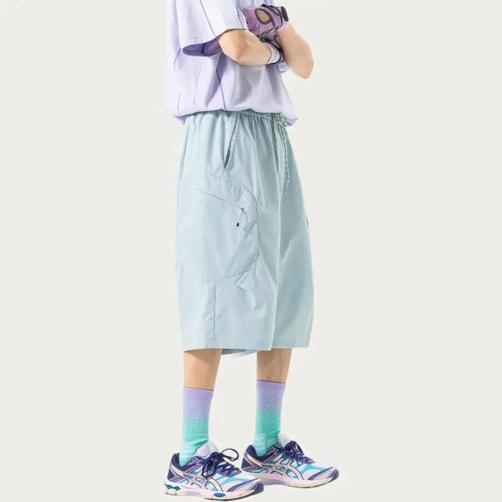 Refined Drawstring Pocketed Lightweight Men's Athletic Shorts
