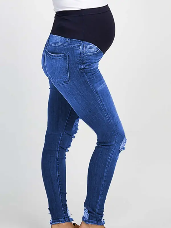 Textured Modern Denim Jeans