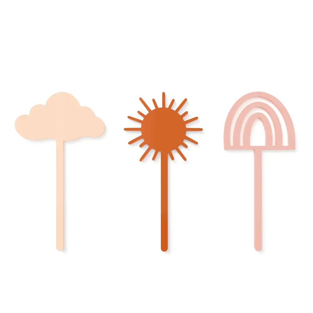 Sunshine Theme Cupcake Topper Set