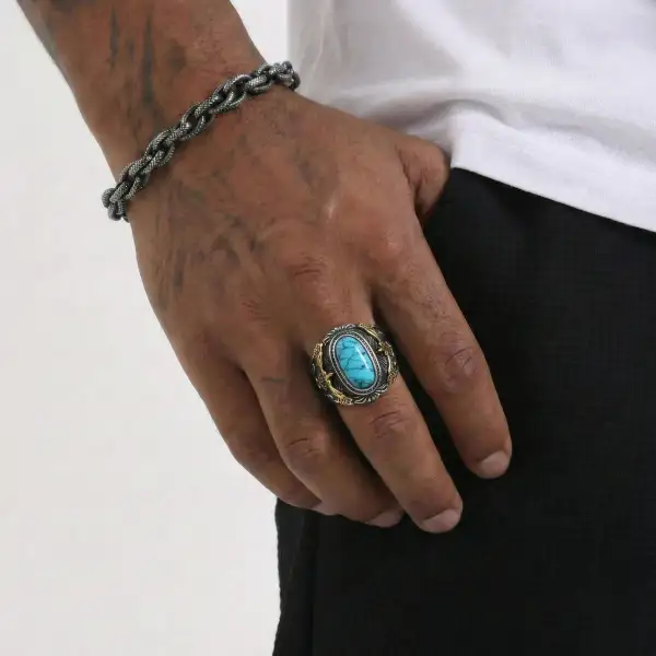 Men's Eagle Ring