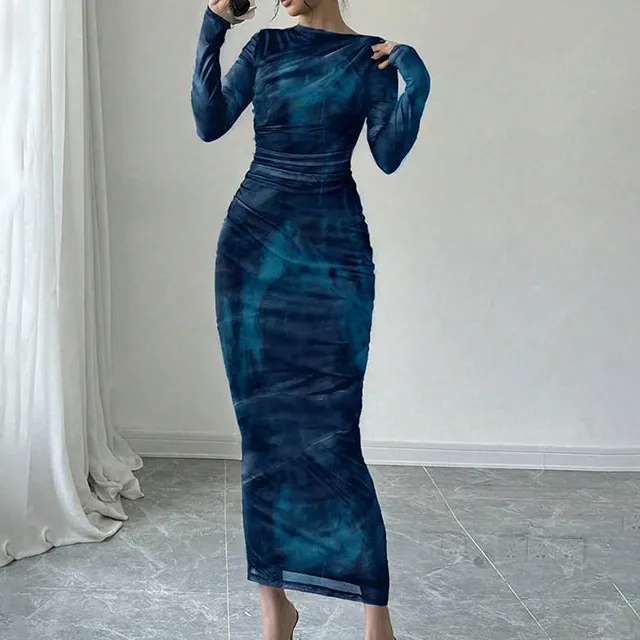 Women's Wrap Long-Sleeve Bridal Dress