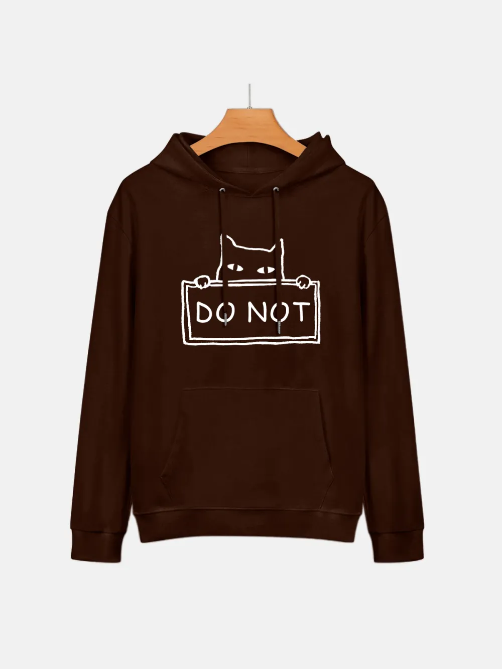 Do Not Pattern Printed Hoodie