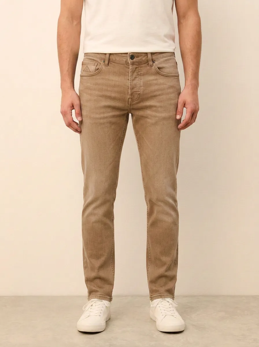 Men's Classic Weekend Washed Finish Stretch Denim Jeans