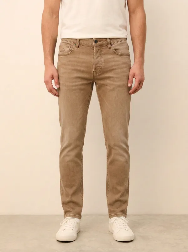 Men's Classic Weekend Washed Finish Stretch Denim Jeans