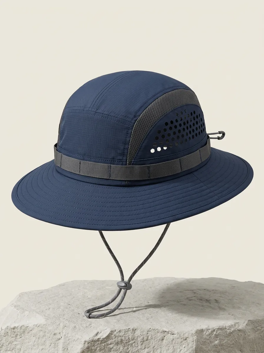 Outdoor Wide Brim Breathable Mesh Sun Hat