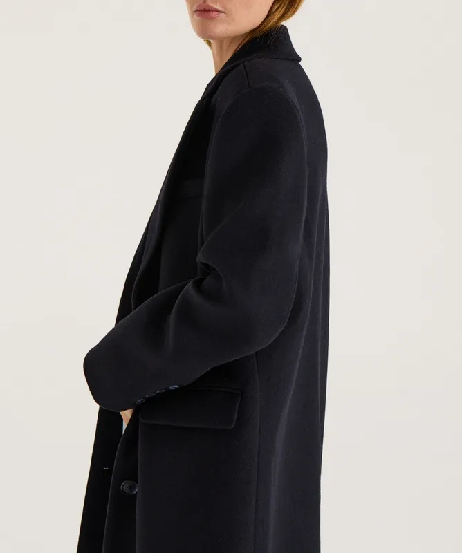 Ink Oversized Cashmere Blend Coat