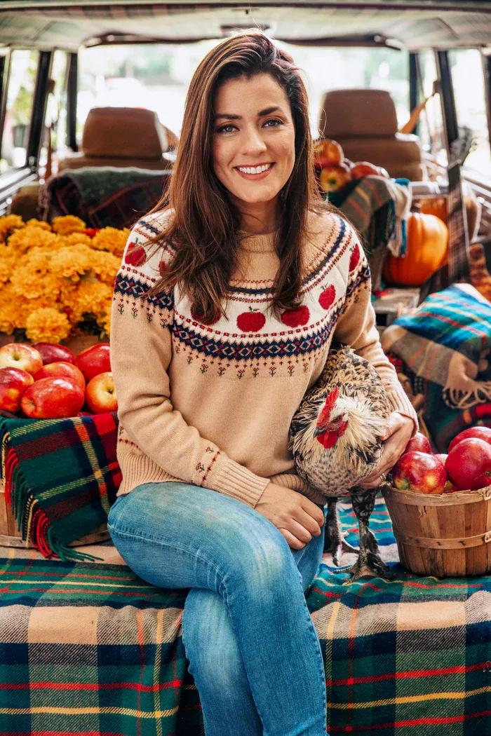 Women's Casual Round Neck Jacquard Sweater/Cardigan🎃Fitted Knit Pullover for Fall & Winter
