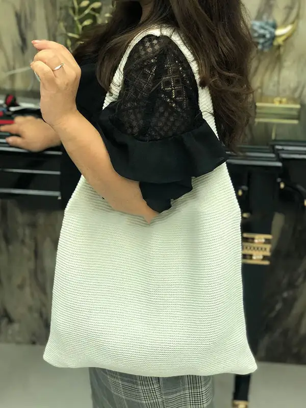 Classic Woven Vintage Shoulder Bag