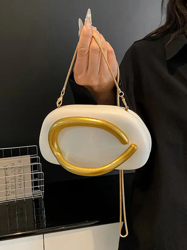 Classic Geometric Shoulder Bag