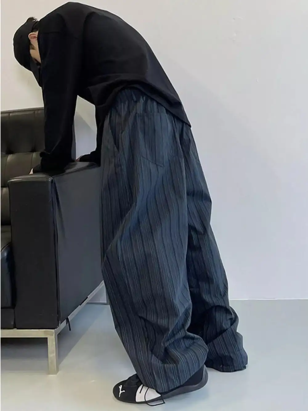 Essential Men's Plus Size Wide Leg Pants