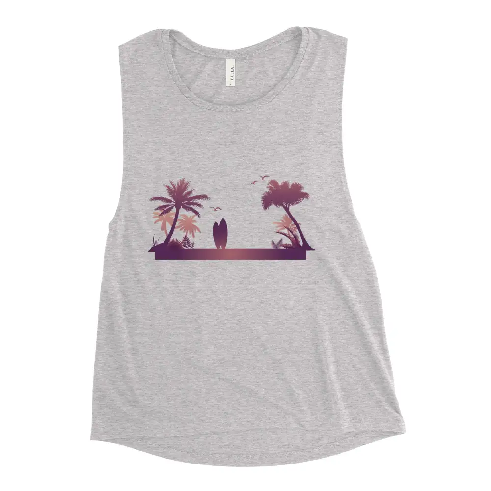 Ladies Muscle Tank Beach Tank Top