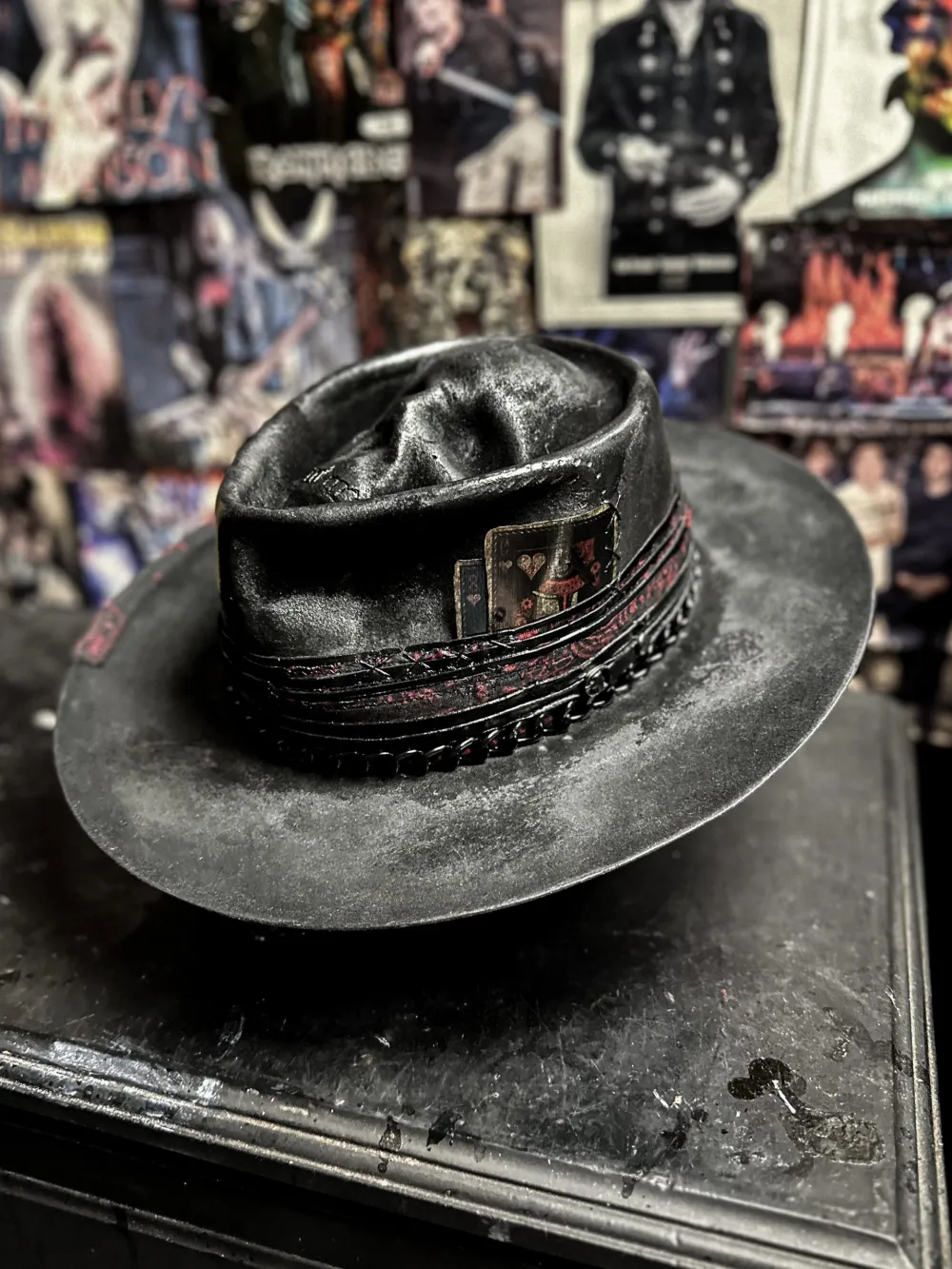 🏷️ 🔥 Limited Edition – Handcrafted “Rust Rebel” Fedora Hat 🔥  Made for Rebels. Worn by Legends.