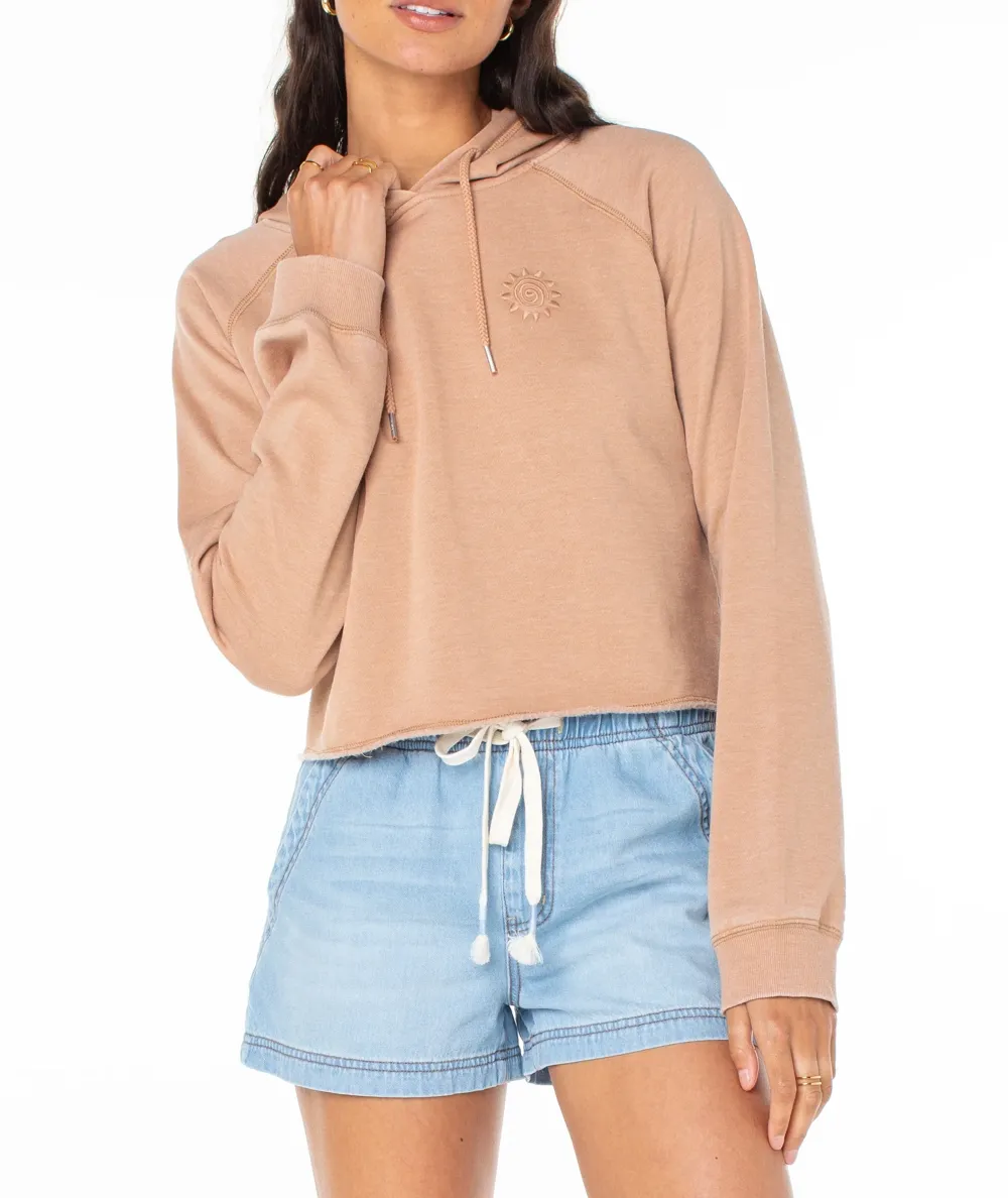 Solid Color Short And Slim-Fitting Versatile Hoodie