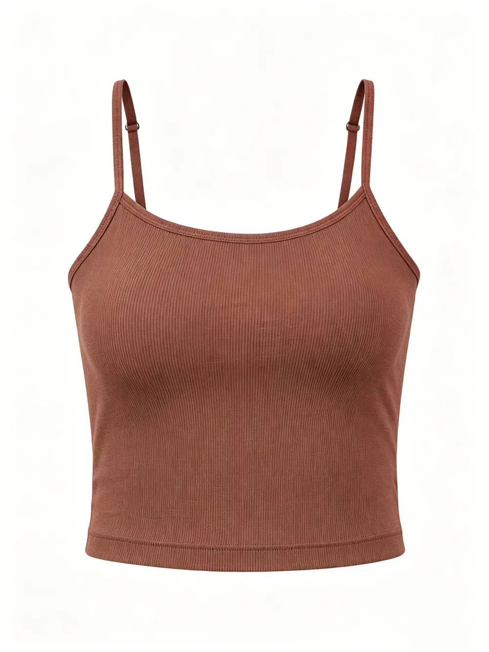 Women's Solid Ribbed Cami Tank Top