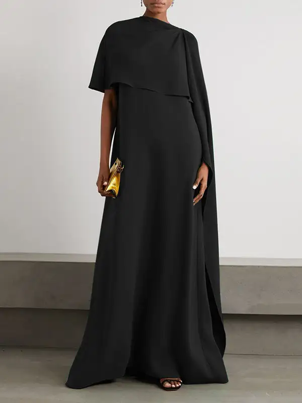 Loose Asymmetric Maxi Dress
