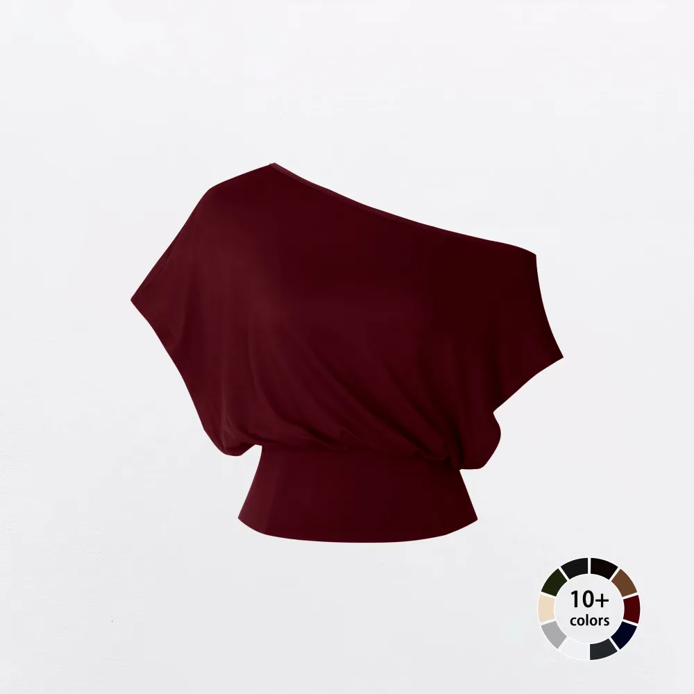 Women's Off-Shoulder Cropped Top