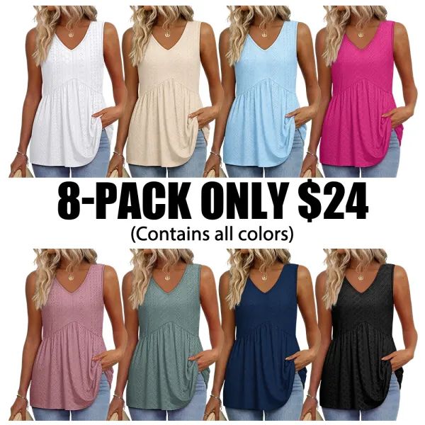 Women's V Neck Tank Tops