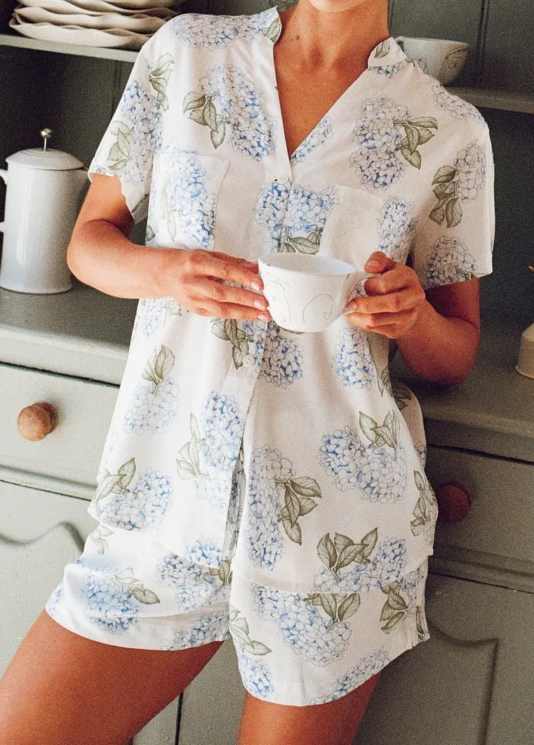 Pajama Set Hydrangea