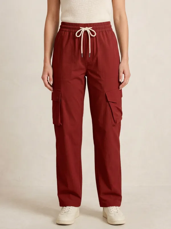 Women's Classic Textured Cargo Cargo Work Pants