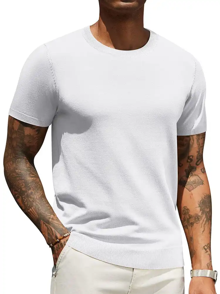 Casual Basic Knit T-Shirt