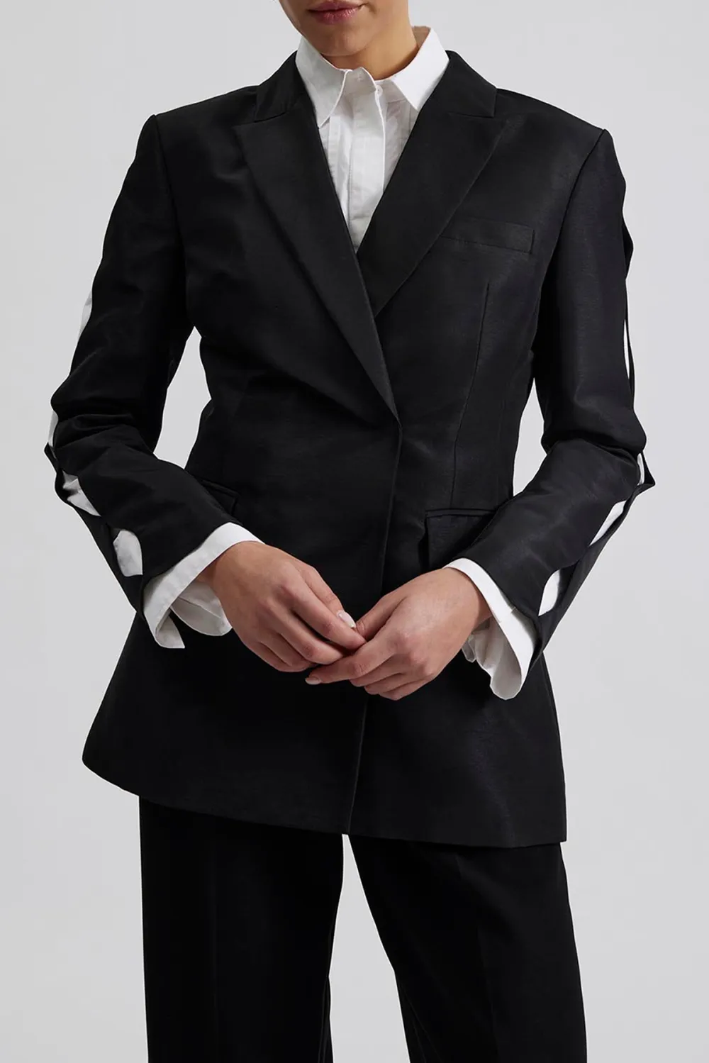 Double Breasted Wool Blazer