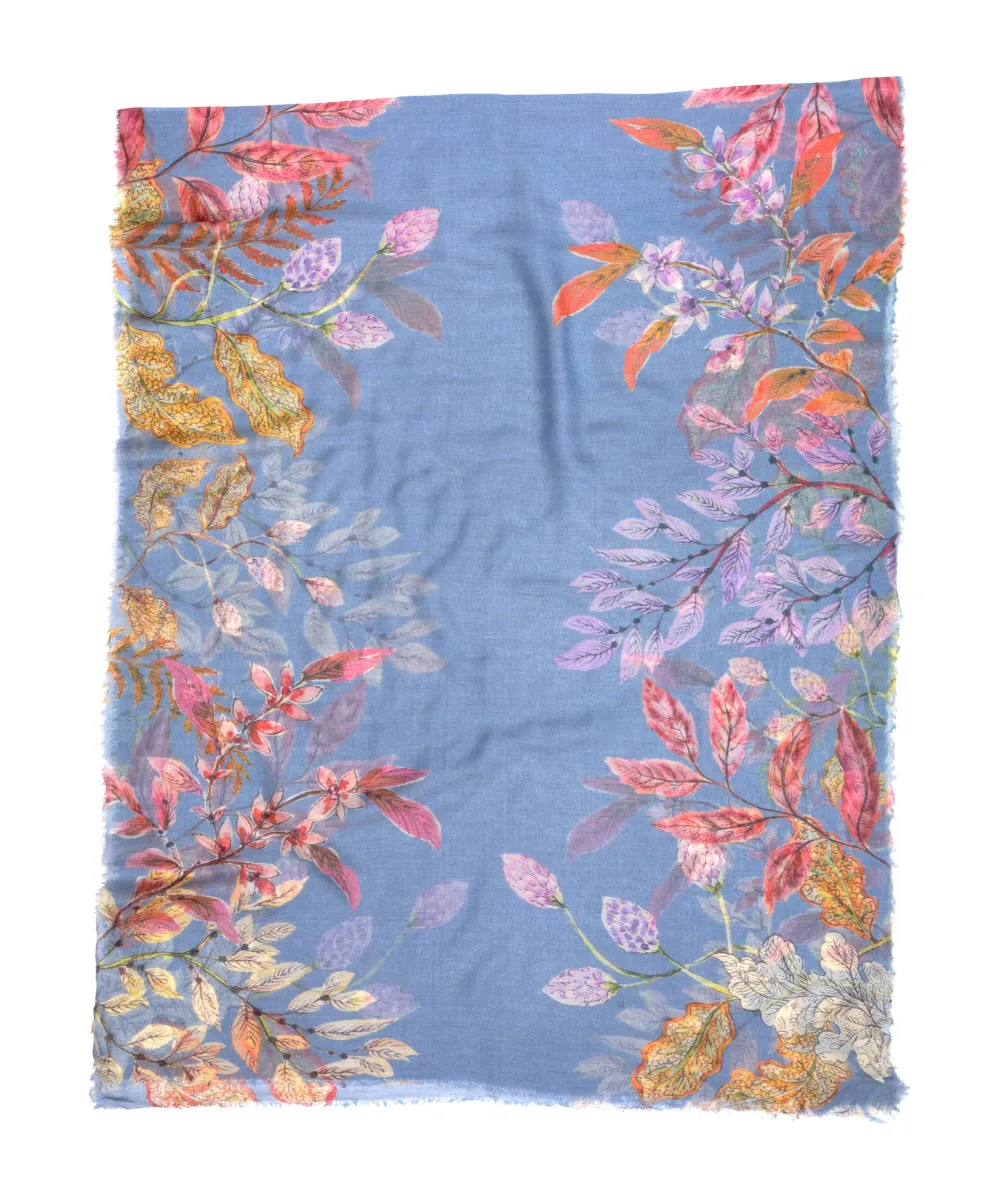 Casual Style Flower Trail Wrap