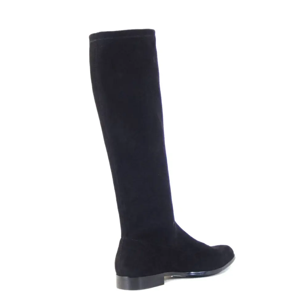 Pointed Toe Stretch Knee High Boots