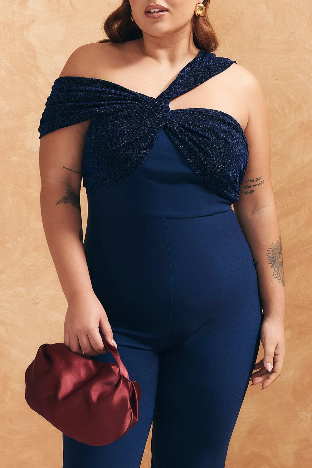 Women's Solid Color Strappy Jumpsuit