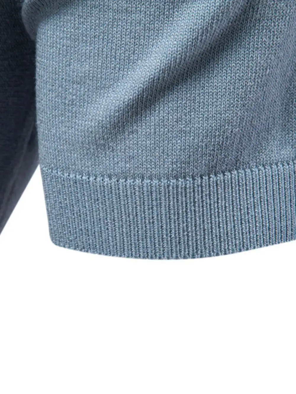 Short-Sleeve Color-Block Contrast-Stitch Ribbed Polo Shirt