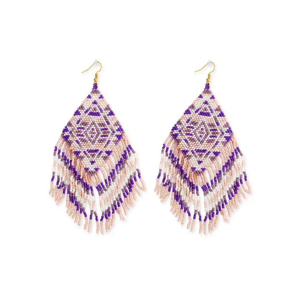 Layered Flowing Artful Statement Earrings