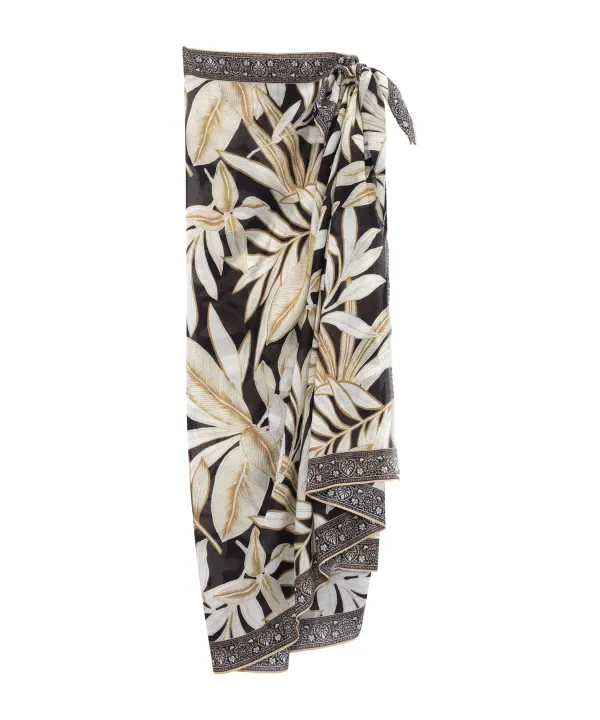 Art Graphic Casual Style Wrap