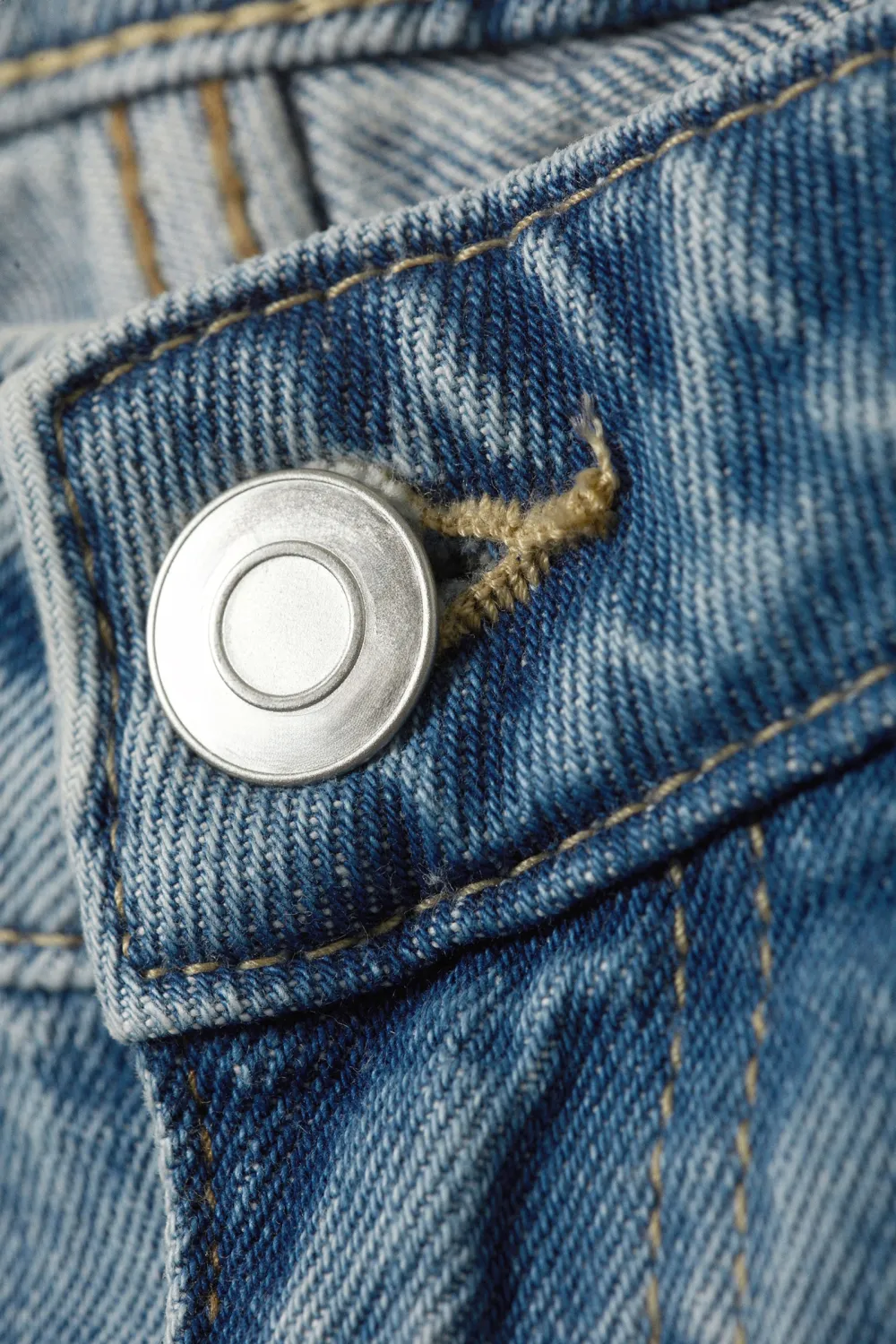 Button Bootcut Slim Jeans